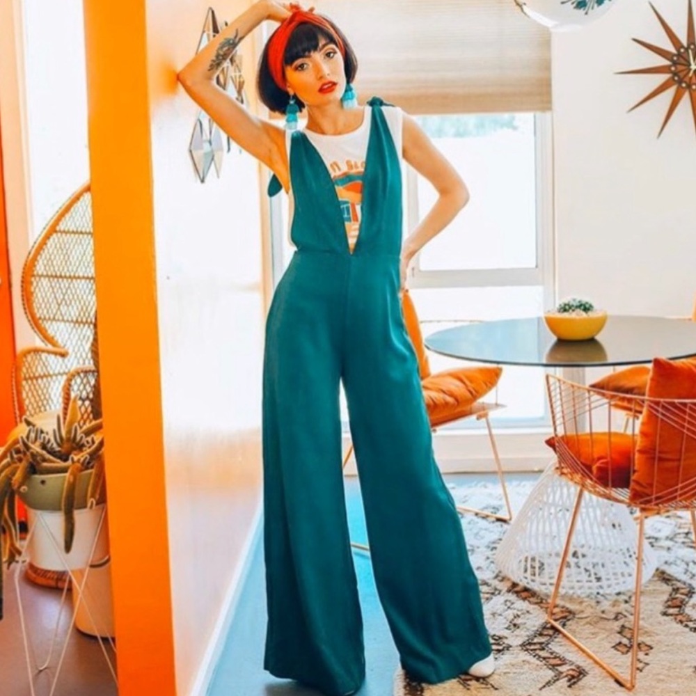 Dazey LA Green jumpsuit, not sold on site anymore!